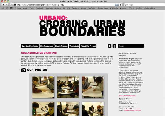 Crossing Urban Boundaries website